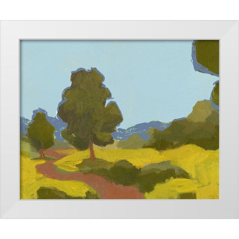 Bright Park I White Modern Wood Framed Art Print by Green, Jacob