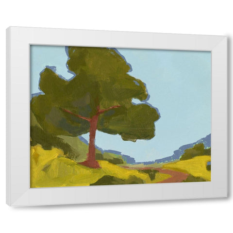 Bright Park II White Modern Wood Framed Art Print by Green, Jacob