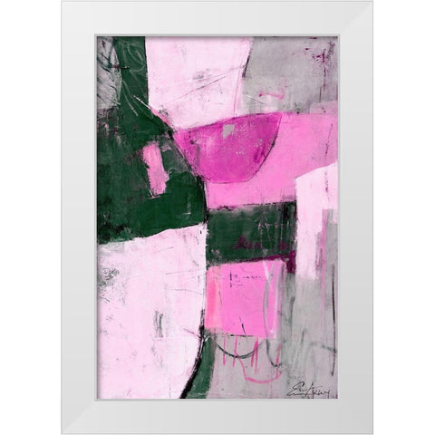Party Mixer I White Modern Wood Framed Art Print by Ashley, Erin