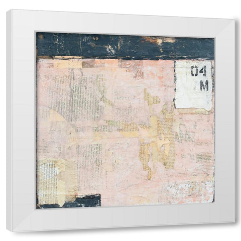 Embraced I White Modern Wood Framed Art Print by Ashley, Erin