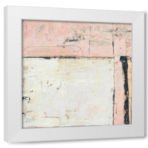 Embraced II White Modern Wood Framed Art Print by Ashley, Erin