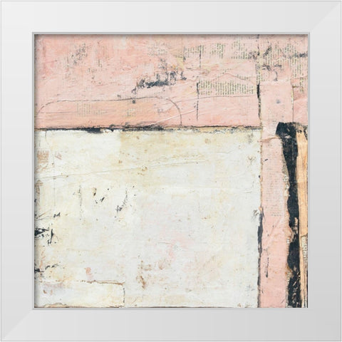Embraced II White Modern Wood Framed Art Print by Ashley, Erin