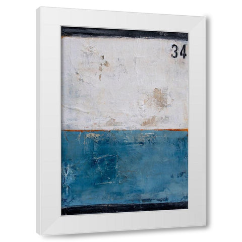 Take 34 White Modern Wood Framed Art Print by Ashley, Erin