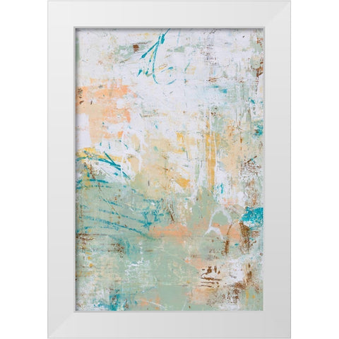 Island Jungle White Modern Wood Framed Art Print by Ashley, Erin