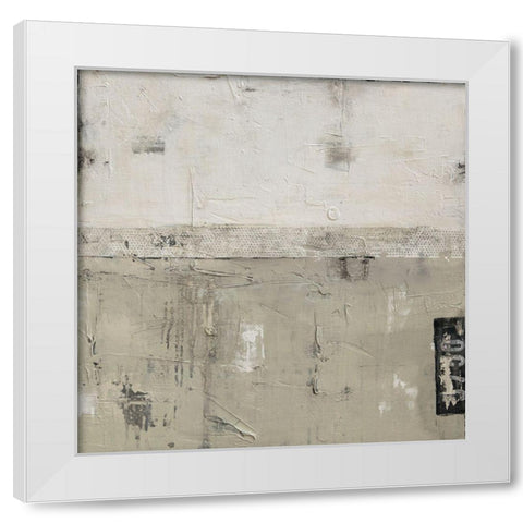 Sandstone White Modern Wood Framed Art Print by Ashley, Erin