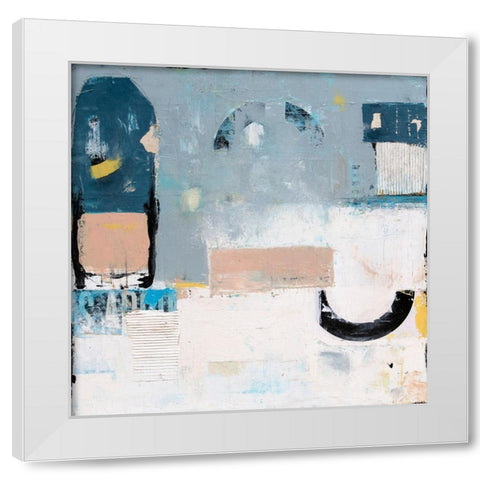 Smooth Talker White Modern Wood Framed Art Print by Ashley, Erin