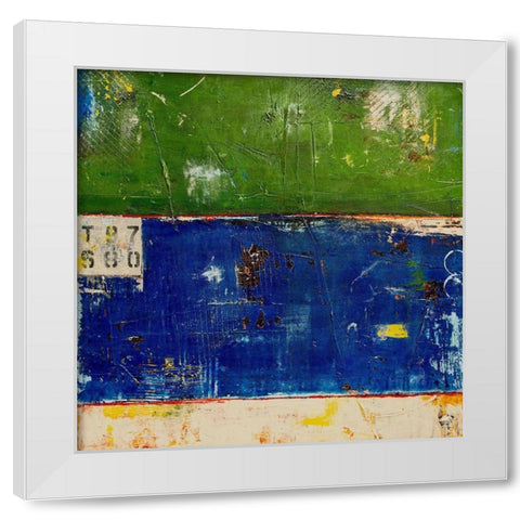 Home Base White Modern Wood Framed Art Print by Ashley, Erin