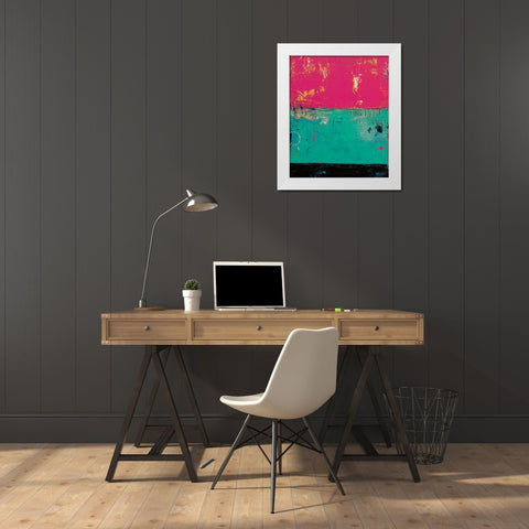 Good Mood White Modern Wood Framed Art Print by Ashley, Erin