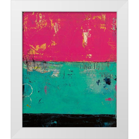 Good Mood White Modern Wood Framed Art Print by Ashley, Erin