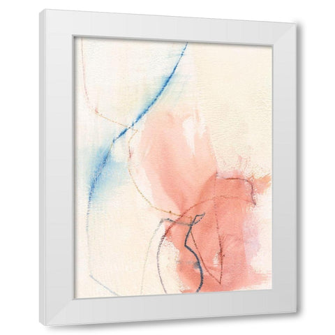 Barxan II White Modern Wood Framed Art Print by Jachimiec, Sue