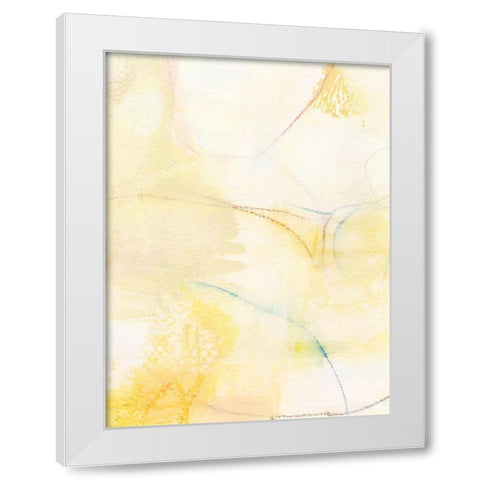 Barxan III White Modern Wood Framed Art Print by Jachimiec, Sue