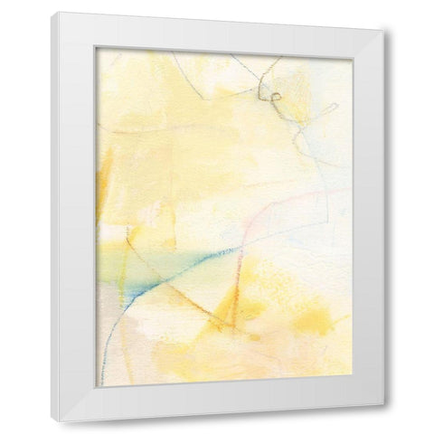 Barxan IV White Modern Wood Framed Art Print by Jachimiec, Sue
