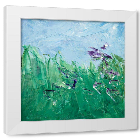 Perfect Spring Timing I White Modern Wood Framed Art Print by Guererra, Teodora