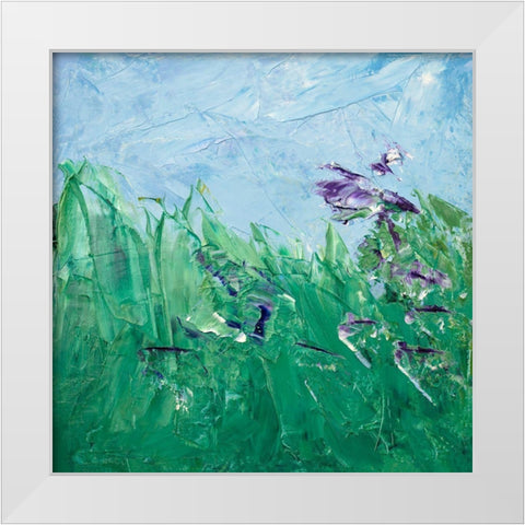 Perfect Spring Timing I White Modern Wood Framed Art Print by Guererra, Teodora