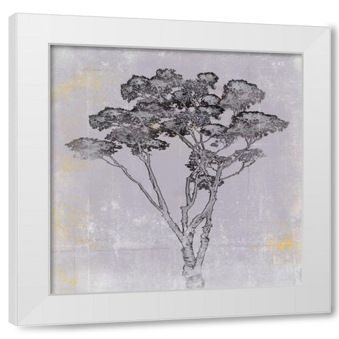 Adajio I White Modern Wood Framed Art Print by Aryai, Sia