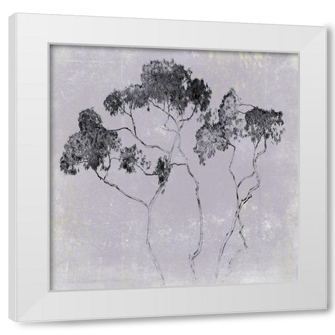 Adajio II White Modern Wood Framed Art Print by Aryai, Sia