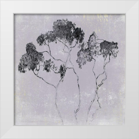 Adajio II White Modern Wood Framed Art Print by Aryai, Sia