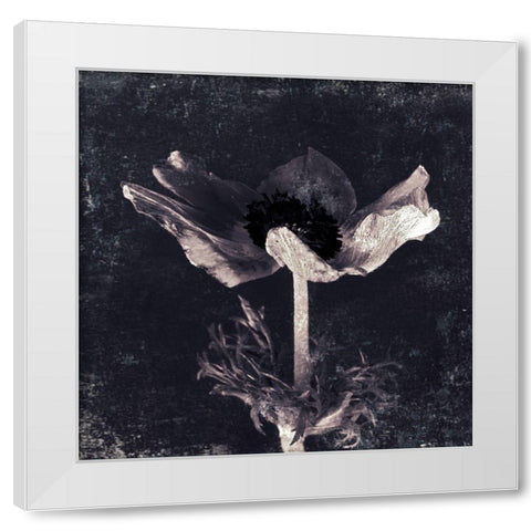 Aurora Blooms I White Modern Wood Framed Art Print by Aryai, Sia