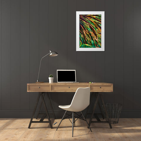 Las Palmas I White Modern Wood Framed Art Print by Wilkins, Suzanne