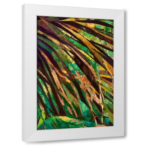 Las Palmas I White Modern Wood Framed Art Print by Wilkins, Suzanne