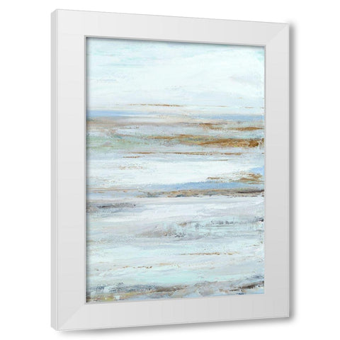 Muted Misty Marsh II White Modern Wood Framed Art Print by Wilkins, Suzanne