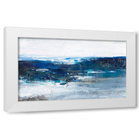 Mysterious Sea II White Modern Wood Framed Art Print by Bramma, Lila