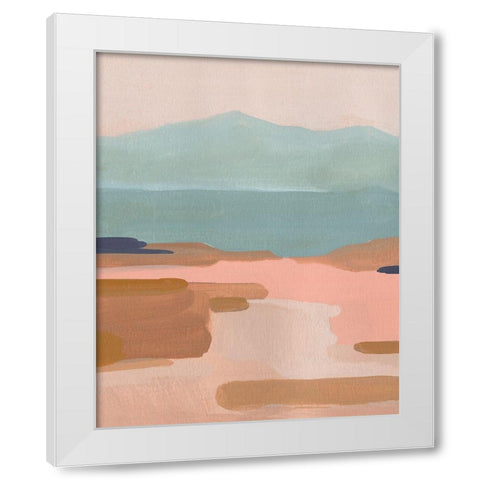 Desert Sunrise I White Modern Wood Framed Art Print by Green, Jacob