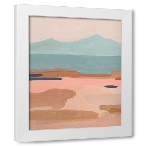 Desert Sunrise II White Modern Wood Framed Art Print by Green, Jacob