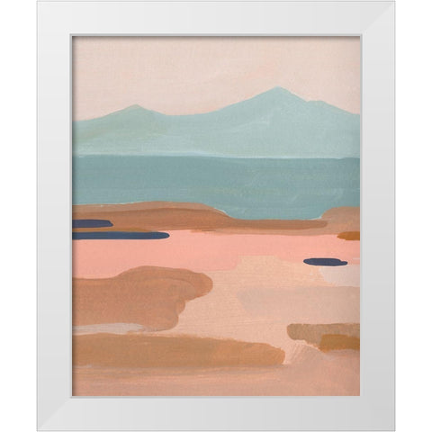 Desert Sunrise II White Modern Wood Framed Art Print by Green, Jacob