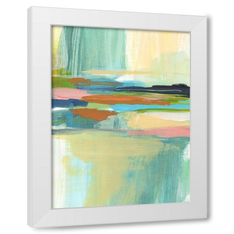 Radiant Horizon I White Modern Wood Framed Art Print by Warren, Annie