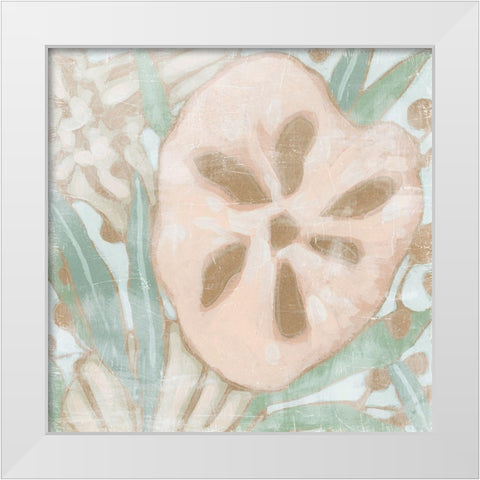 Kelp Song III White Modern Wood Framed Art Print by Vess, June Erica