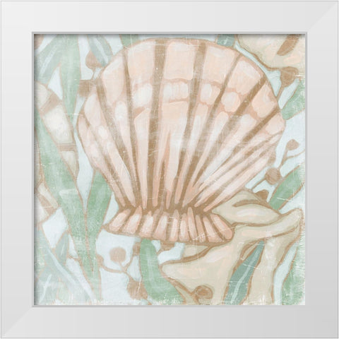 Kelp Song IV White Modern Wood Framed Art Print by Vess, June Erica