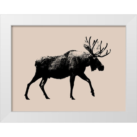 Wild Ambler I White Modern Wood Framed Art Print by Green, Jacob