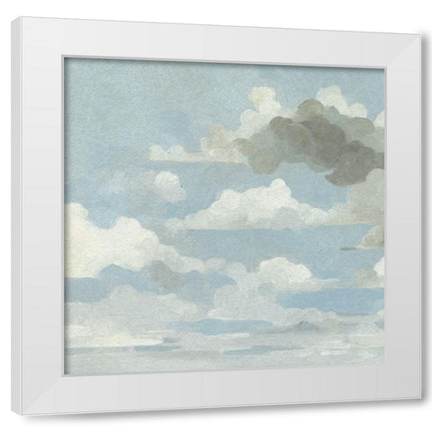 Cloud Canvas II White Modern Wood Framed Art Print by Caroline, Emma