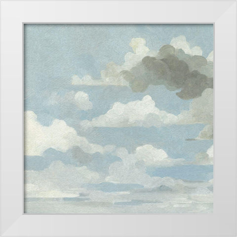 Cloud Canvas II White Modern Wood Framed Art Print by Caroline, Emma