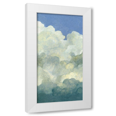 Cumulus Tower I White Modern Wood Framed Art Print by Caroline, Emma