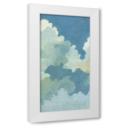Cumulus Tower II White Modern Wood Framed Art Print by Caroline, Emma