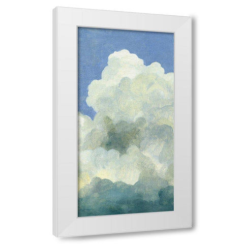 Cumulus Tower III White Modern Wood Framed Art Print by Caroline, Emma