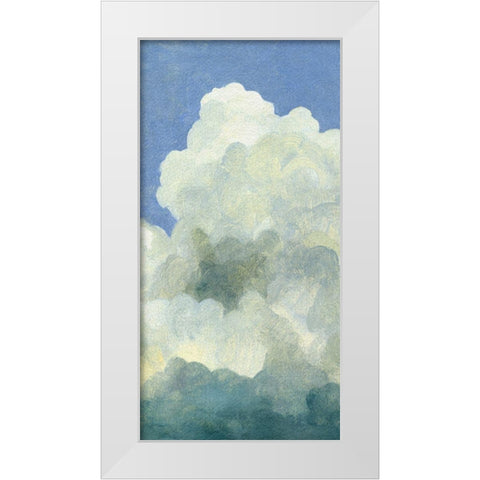 Cumulus Tower III White Modern Wood Framed Art Print by Caroline, Emma