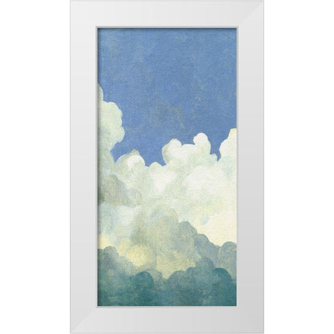 Cumulus Tower IV White Modern Wood Framed Art Print by Caroline, Emma