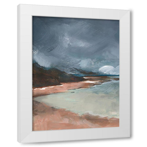 Sea Glass Storm II White Modern Wood Framed Art Print by Parker, Jennifer Paxton