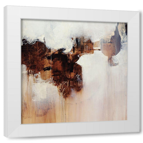 Bronze Oxide White Modern Wood Framed Art Print by Taylor, Kari