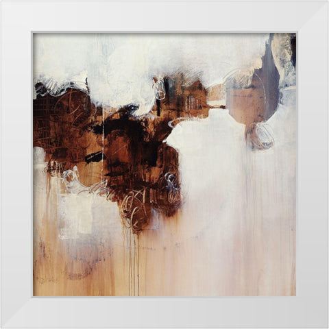 Bronze Oxide White Modern Wood Framed Art Print by Taylor, Kari