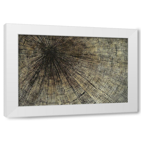 Enmeshed White Modern Wood Framed Art Print by Taylor, Kari