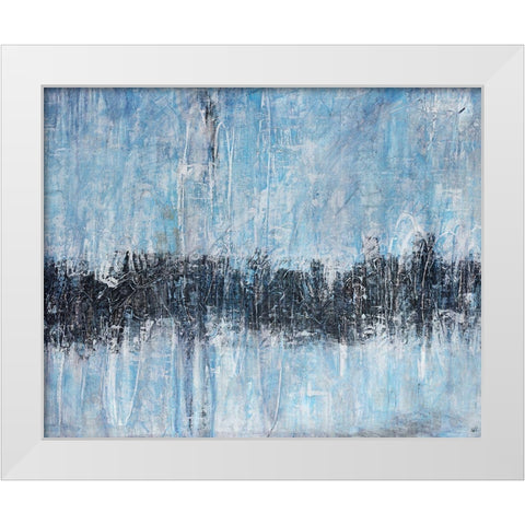 Evanescent White Modern Wood Framed Art Print by Schicker, Joshua