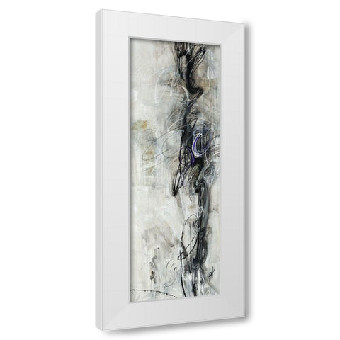 Pole Dancer II White Modern Wood Framed Art Print by Douglass, Farrell