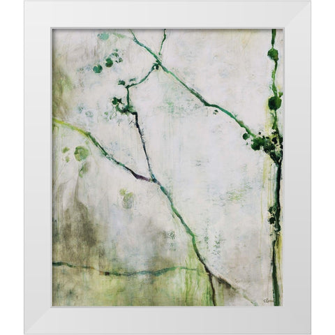 Springtime White Modern Wood Framed Art Print by Drotar, Rikki