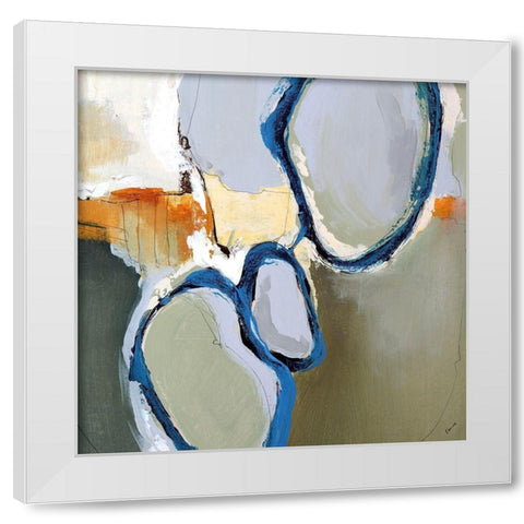 True Match II White Modern Wood Framed Art Print by Edmunds, Sydney