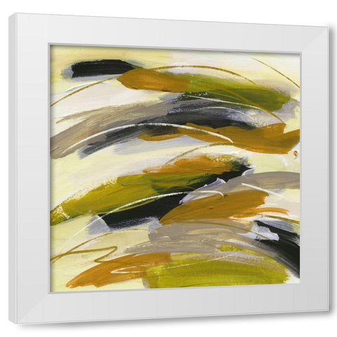 Light Beam I White Modern Wood Framed Art Print by Wang, Melissa