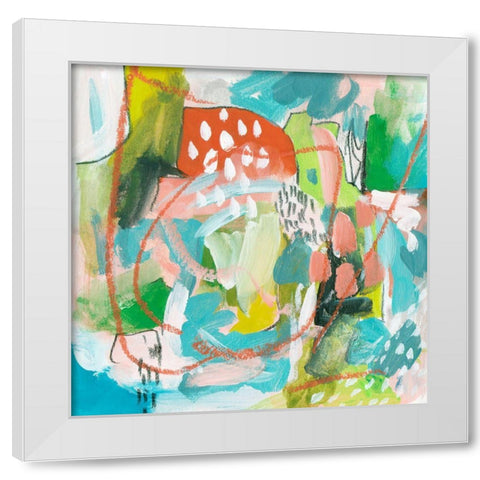 Constant Change II White Modern Wood Framed Art Print by Wang, Melissa